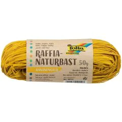 Pelote de Raphia - Jaune Banane : FOLIA Visuel
