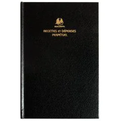 Agenda perpétuel des Recettes et Dépenses EXACOMPTA 38871E Registre