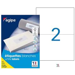 Etiquettes adhésives 210 x 148,5 mm AGIPA 119016