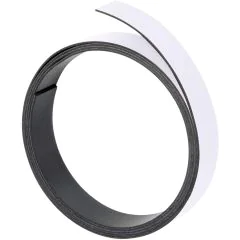 Bande magnétique - 5 mm x 1 m - Blanc : FRANKEN Vosuel