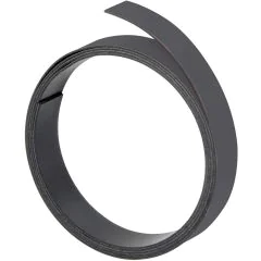 Bande magnétique - 5 mm x 1 m - Noir : FRANKEN Visuel