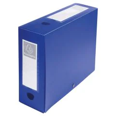 EXACOMPTA : Boîtes de classement bleu - Dos 100 mm 59932E