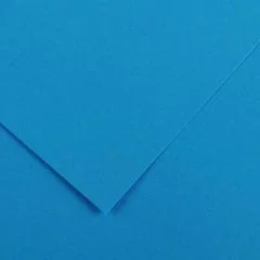 Feuilles de couleur 500 x 650 mm - Bleu Azur CANSON Vivaldi