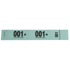 Carnet de Tickets Vestiaires Vert Cogir 