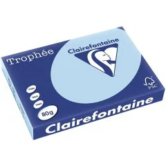 Ramette de papier Trophée de 500 feuilles A3 - Bleu Vif : CLAIREFONTAINE Image