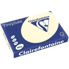 Ramette de papier Trophée de 500 feuilles A4 - Ivoire : CLAIREFONTAINE Visuel