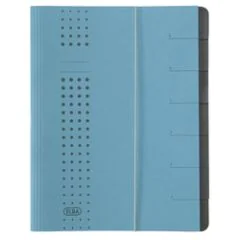 ELBA 400002020 : Trieur à élastique 7 compartiments - Bleu