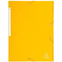 EXACOMPTA : Chemises à élastiques - Jaune 17106H