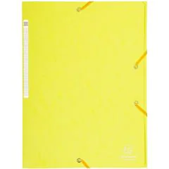 EXACOMPTA : Chemises à élastiques - Jaune 17113H