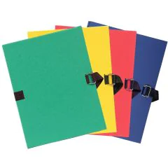 Chemises avec rabat à sangle Assortiment 223200E Exacompta