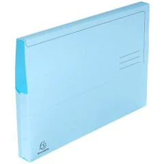 Lot de 50 Chemises à poche - Bleu pastel EXACOMPTA SUPER Visuel
