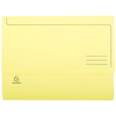Lot de 10 Chemises à poche en carte - Canari EXACOMPTA SUPER Visuel