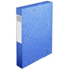 Boîte de classement Cartobox - Dos 60 mm - Bleu : EXACOMPTA Photo