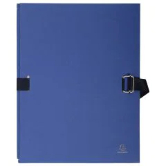 Chemise à sangle avec rabat - Bleu foncé EXACOMPTA Image