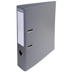 Classeur à levier en PVC - Dos de 70 mm - Gris Souris : EXACOMPTA Image