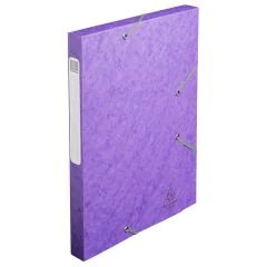Boîte de Classement Cartobox - Dos 25 mm - Violet : EXACOMPTA Photo