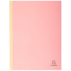 EXACOMPTA : Chemises à soufflet dos toilé - Rose (Papier recyclé) 