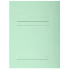EXACOMPTA Chemises imprimées à 3 rabats - Vert (Classement)