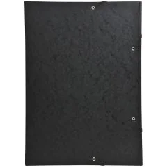 Chemise A3 à élastiques - Noir : EXACOMPTA Image