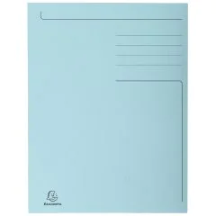 Chemise imprimée à 3 rabats - 245 x 350 mm - Bleu : EXACOMPTA Forever Image