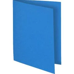 Lot de 100 Chemises pour dossiers A4 FLASH 220 - Bleu foncé : EXACOMPTA Visuel