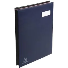 Parapheur pour documents - 24 compartiments - Bleu EXACOMPTA