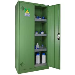 Armoire Phytosanitaire 2 portes - 300 L TRIONYX AC300 ouverte