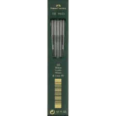 Lot de 10 mines de rechange TK 9071 - 3B : FABER CASTELL Illustration