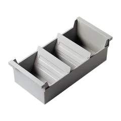 Boîte pour 1200 fiches A6 paysage - Gris - The Admin : HELIT
