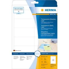HERMA Étiquettes transparentes 97 x 42,3 mm 4682