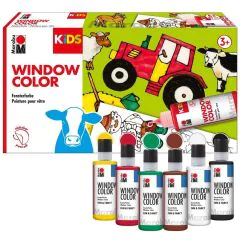 Photo Kit de peinture Window Color - Ferme MARABU Kids