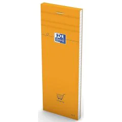 Photo OXFORD : Bloc-notes quadrillé Liste Achats 74 x 210 mm - A5