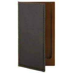 Pochette pour addition - Bois et Cuir Noir SECURIT Wood Image