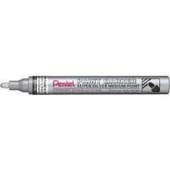 Photo Marqueur laque décoratif - 2,5 mm - Argent PENTEL Paint Marker 