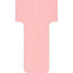 Fiches T - Indice 1 / 28 mm - Rose : NOBO Lot de 100 Visuel