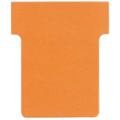 NOBO : Lot de 100 Fiches T - Indice 1.5 / 45 mm - Orange Visuel