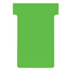 Fiches T Indice 2 / 60 mm - Vert NOBO Lot de 100 visuel