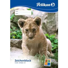 PELIKAN : Bloc à dessin de 20 feuilles - A3 Photo