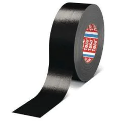 Photo TESA : Ruban adhésif noir en vinyle - 25 mm x 25 m (Rouleau)