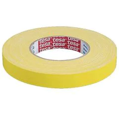 photo TESA : Ruban adhésif jaune en vinyle - 19 mm x 25 m (Rouleau)