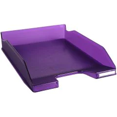Photo Corbeille à courrier Combo - Violet translucide EXACOMPTA Image