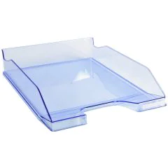 Photo Corbeille à courrier Combo - Bleu glacé translucide glossy EXACOMPTA Image