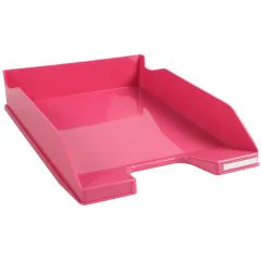 Photo Corbeille à courrier Combo Midi - Rose framboise glossy EXACOMPTA Image