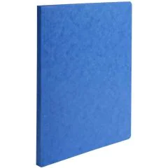 Photo Chemise à dos rainé pour Dossier A4 - Bleu EXACOMPTA Lustro Carte Image