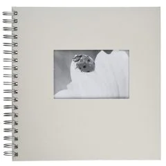 Photo PAGNA 12156-02 : Album photos à spirales Passe partout - Blanc - 240 x 250 mm