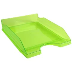 Photo Corbeille à courrier Ecotray - Vert Pomme Translucide EXACOMPTA Linicolor Image