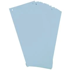 Photo Intercalaires bristol - 240 x 105 mm - Bleu EXACOMPTA Image