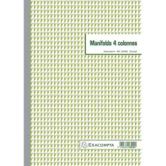 Photo Carnet autocopiant Dupli - 4 Colonnes - 297 x 210 mm EXACOMPTA Image