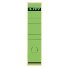 Photo Etiquettes Dos de classeur - 61 x 285 mm - Vert : LEITZ Lot de 100 - 1640-10-55