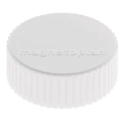 Photo Aimants ronds - 34 mm - Blanc MAGNETOPLAN Discofix Lot de 10 Affichage